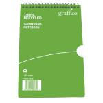 Graffico Recycled Shorthand Notebook 160 Pages 203x127mm EN08034 EN08034