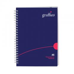 Graffico by 5 Star Polypropylene Wirebound Notebook 140pg A5 EN08822 EN08822