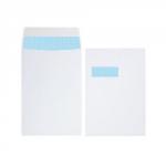 Initiative Envelope Gusset Pocket Window Peel & Seal C4 140gsm 324x229x25 White Pack 125