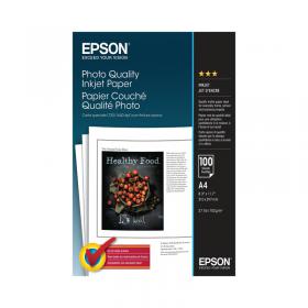 Epson White Photo Inkjet A4 Paper 102gsm (Pack of 100) C13S041061 EP14402