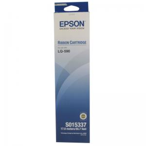 Epson SIDM Ribbon Cartridge For LQ590 Black C13S015337 EP15337