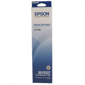 Epson SIDM Ribbon Cartridge For LQ590 Black C13S015337 EP15337