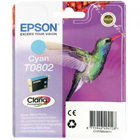 Epson T0802 Photographic Ink Cartridge Claria Cyan C13T08024011 EP32971