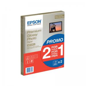 Epson A4 Premium Glossy Photo Paper A4 255gsm 2-for-1 Pack of 15  15