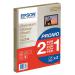 Epson Premium Glossy Photo A4 Paper 2-for-1 (Pack of 15 + 15 Free) C13S042169