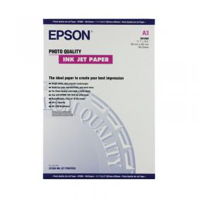 Epson White Photo Inkjet A3 Paper 104gsm (Pack of 100) C13S041068 EP41068