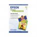 Epson White Photo Paper Self-Adhesive 167gsm (Pack of 10) C13S041106 EP41106