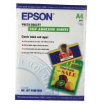 Epson White Photo Paper Self-Adhesive 167gsm (Pack of 10) C13S041106 EP41106