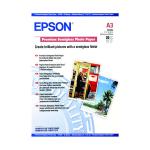 Epson A3 Premium Semi-Gloss Photo Paper (Pack of 20) C13S041334 EP41334
