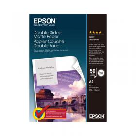 Epson Double-Sided Matte A4 Photo Paper Heavyweight (Pack of 50) C13S041569 EP41569