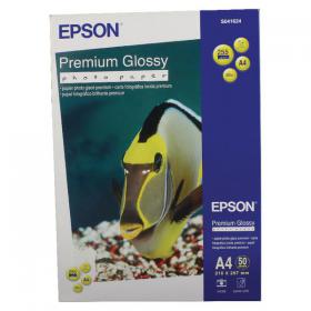 Epson Premium Glossy Photo A4 Paper (Pack of 50) C13S041624 EP41624