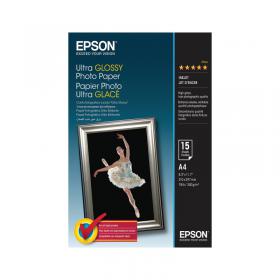 Epson Ultra Glossy Photo A4 Paper (Pack of 15) C13S041927 EP41927