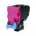 The picture shows a stack of Epson ink cartridges in vibrant magenta color, with the label Epson S050591 on each one. The packaging features the brand name and model number, C13S050591 EP47408.