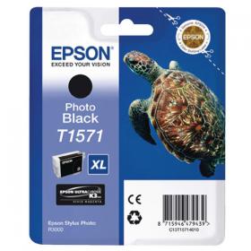 Epson T1571 Photo Black Inkjet Cartridge C13T15714010 / T1571 EP47943