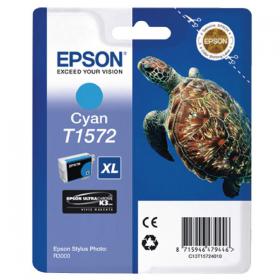 Epson T1572 Cyan Inkjet Cartridge C13T15724010 / T1572 EP47944