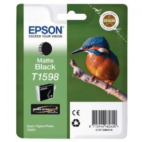 Epson T1598 Matte Black Inkjet Cartridge C13T15984010 / T1598 EP48262