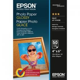 Epson Photo Paper Glossy 10x15cm 200gsm (Pack of 50) C13S042547 EP52949