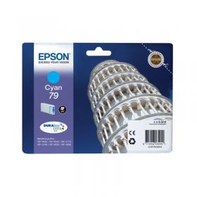 Epson 79 Tower of Pisa DURABrite Ultra Ink Cartridge Cyan C13T79124010 EP53595