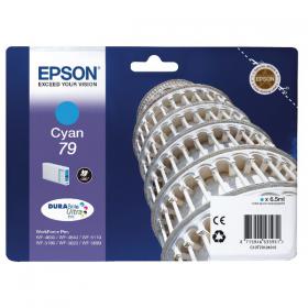Epson 79 Ink Cartridge DURABrite Ultra Tower of Pisa Cyan C13T79124010 EP53595