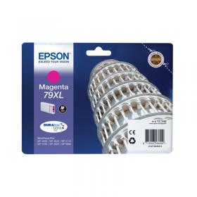 Epson 79XL Tower of Pisa DURABrite Ultra Ink Cartridge High Yield Magenta C13T79034010 EP53600