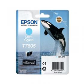 Epson T7605 Light Cyan Ink Cartridge C13T76054010 T7605 EP53910