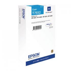 Epson T7552 Ink Cartridge DURABrite Pro XL Cyan C13T755240 EP54019
