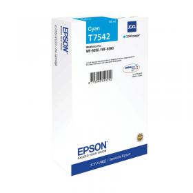 Epson T7542XXL Ink Cartridge DURABrite Pro Extra High Yield Cyan C13T754240 EP54025