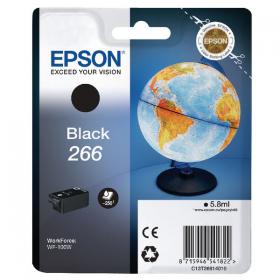 Epson 266 Ink Cartridge Globe Black C13T26614010 EP54182