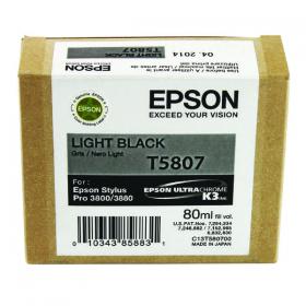 Epson T5807 Ink Cartridge Light Black C13T580700 EP580700