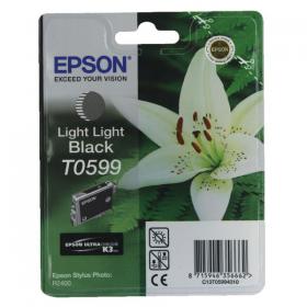 Epson T0599 Ink Cartridge Ultra Chrome K3 Lily Light Light Black C13T05994010 EP59940