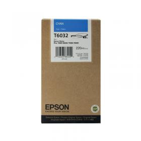 Epson T6032 Ink Cartridge Ultra Chrome K3 220ml Cyan C13T603200 EP603200