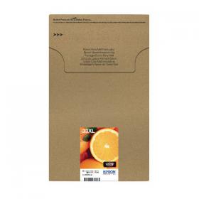 Epson 33XL Ink Cartridge Claria Premium High Yield Oranges CMYK/Photo Black C13T33574510 EP61620