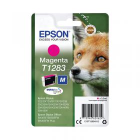 Epson T1283 Fox DURABrite Ultra Ink Cartridge Magenta C13T12834012 EP62462