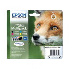 Epson T1285 Fox DURABrite Ultra Ink Cartridge CMYK Multipack C13T12854012 EP62466