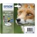 Epson T1285 Black/Cyan/Magenta/Yellow and Inkjet Cartridges (Pack of 4) C13T12854012