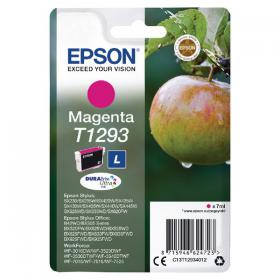 Epson T1293 Ink Cartridge DURABrite Ultra High Yield Apple Magenta C13T12934012 EP62472