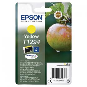 Epson T1294 Ink Cartridge DURABrite Ultra High Yield Apple Yellow C13T12944012 EP62474