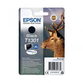 Epson T1301 Stag DURABrite Ultra Ink Cartridge Black C13T13014012 EP62478