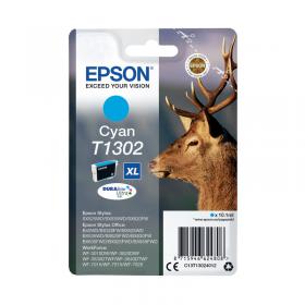 Epson T1302 Stag DURABrite Ultra Ink Cartridge Cyan C13T13024012 EP62480