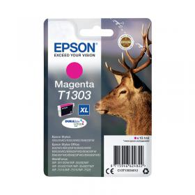 Epson T1303 Stag DURABrite Ultra Ink Cartridge Magenta C13T13034012 EP62482