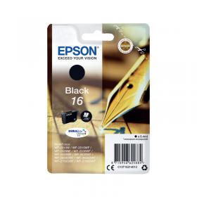 Epson 16 Pen and Crossword DURABrite Ultra Ink Cartridge Black C13T16214012 EP62488