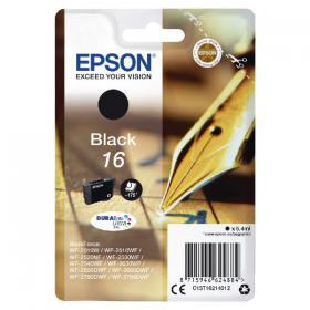 Epson 16 Ink Cartridge DURABrite Ultra Pen/Crossword Black C13T16214012 EP62488