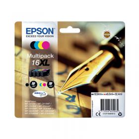 Epson 16XL Ink Cartridge DURABrite Ultra Multipack HY Pen and Crossword CMYK C13T16364012 EP62506