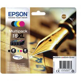 Epson 16XL Ink Cartridge DURABrite Ultra Multipack HY Pen and Crossword CMYK C13T16364012 EP62506