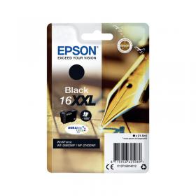 Epson 16XXL Ink Cartridge DURABrite Ultra XHY Pen/Crossword Black C13T16814012 EP62508