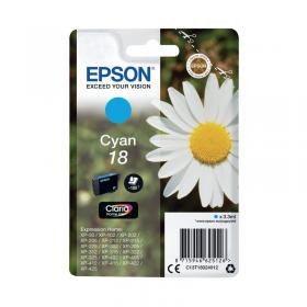 Epson 18 Home Ink Cartridge Claria Daisy Cyan C13T18024012 EP62512