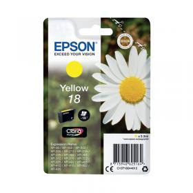 Epson 18 Home Ink Cartridge Claria Daisy Yellow C13T18044012 EP62516