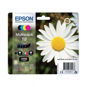 Epson 18 Ink Cartridge Claria Home Daisy Multipack CMYK C13T18064012 EP62518