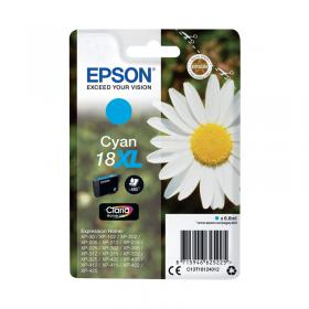 Epson 18XL Home Ink Cartridge Claria High Yield Daisy Cyan C13T18124012 EP62522