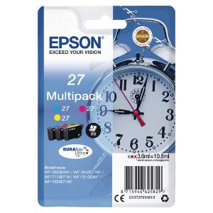 Epson 27 Ink Cartridge DURABrite Ultra Alarm Clock Multipack CMY